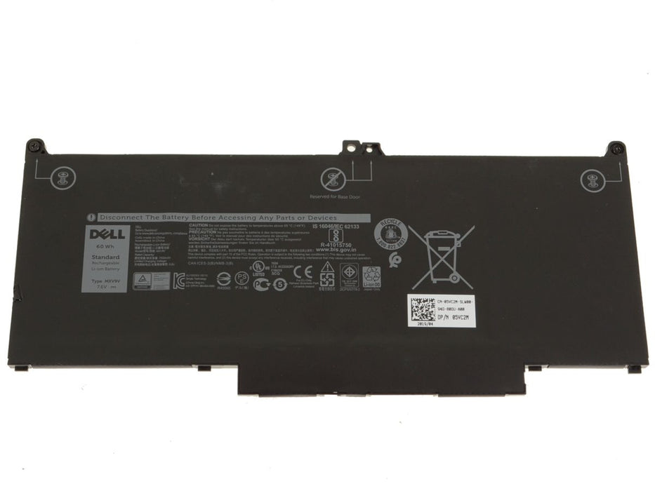 New  Dell Latitude 5300 7300 7400 OEM Original Latitude  4-Cell 60Wh Laptop Battery MXV9V