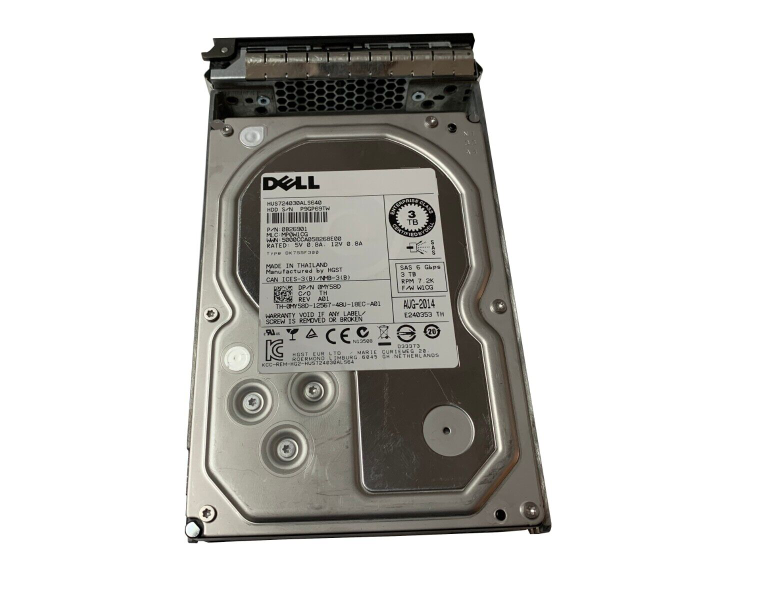 New Dell HUS723030ALS640 3TB 3.5” 7.2K SAS Hard Drive MY58D 0MY58D 0CWJ92