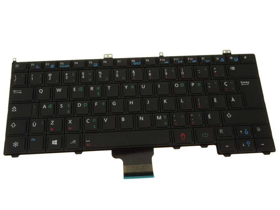 Refurbished French-Canadian Dell OEM Latitude E7240 Laptop Keyboard Non-Backlit N2N10