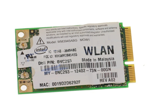 Used Intel Pro Dell OEM Wireless Wifi Card 3945 802.11 abgMiniCard NC293