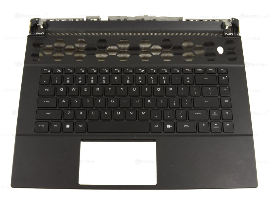 New OEM Alienware m16 R1 Palmrest 1-Zone RGB Keyboard Assembly 1 Zone RGB