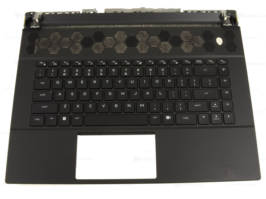 Refurbished OEM Alienware m16 R1 Palmrest RGB Per Key Keyboard Assembly RGB Per Key KB