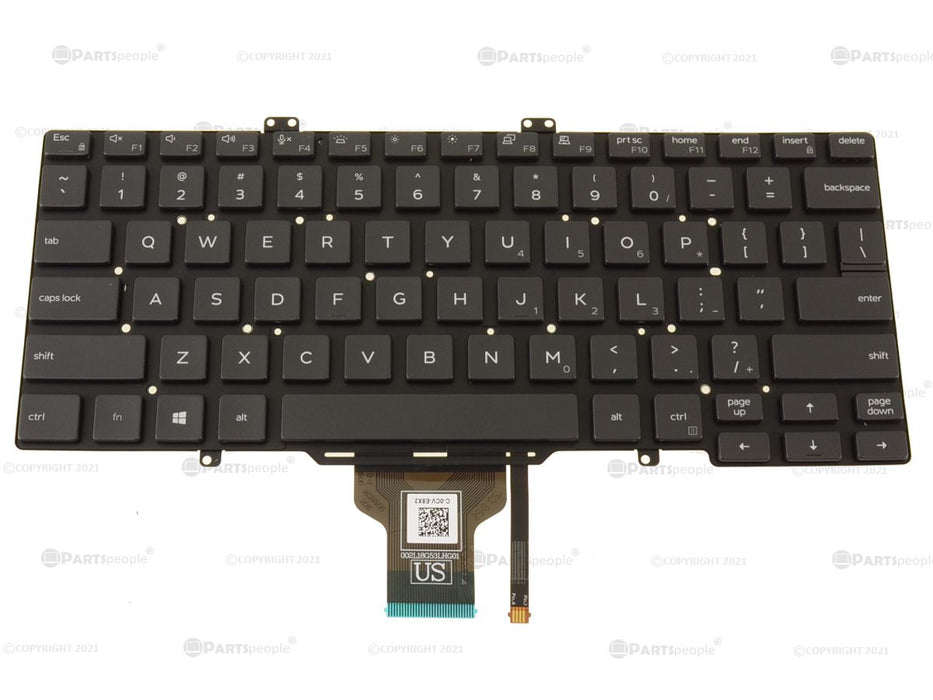 New Dell OEM Latitude 5400 Laptop Keyboard Single Point Backlit NCC6H