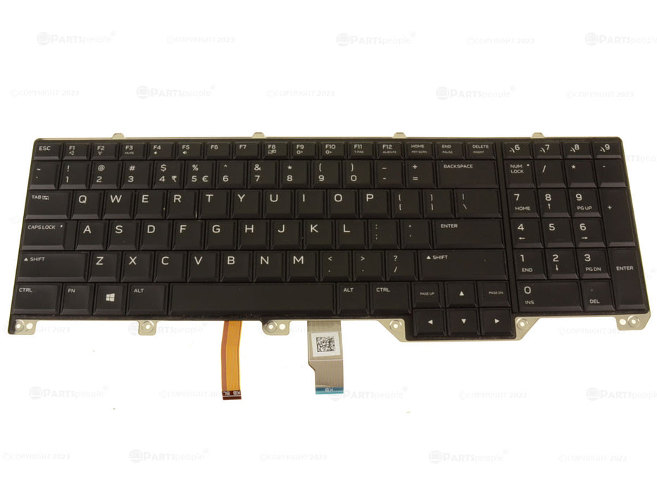 New US INTL OEM Alienware 17 R5 Backlit Laptop Keyboard Assembly ND5TJ