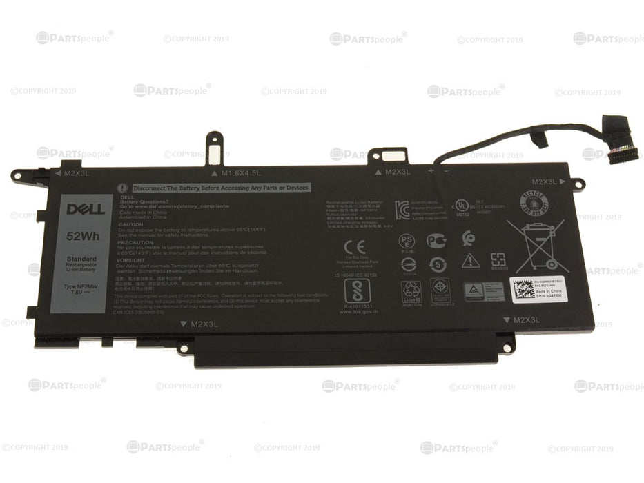 New  Dell Latitude 7400 2-in-1 OEM Original Latitude  4-Cell 52Wh Laptop Battery NF2MW