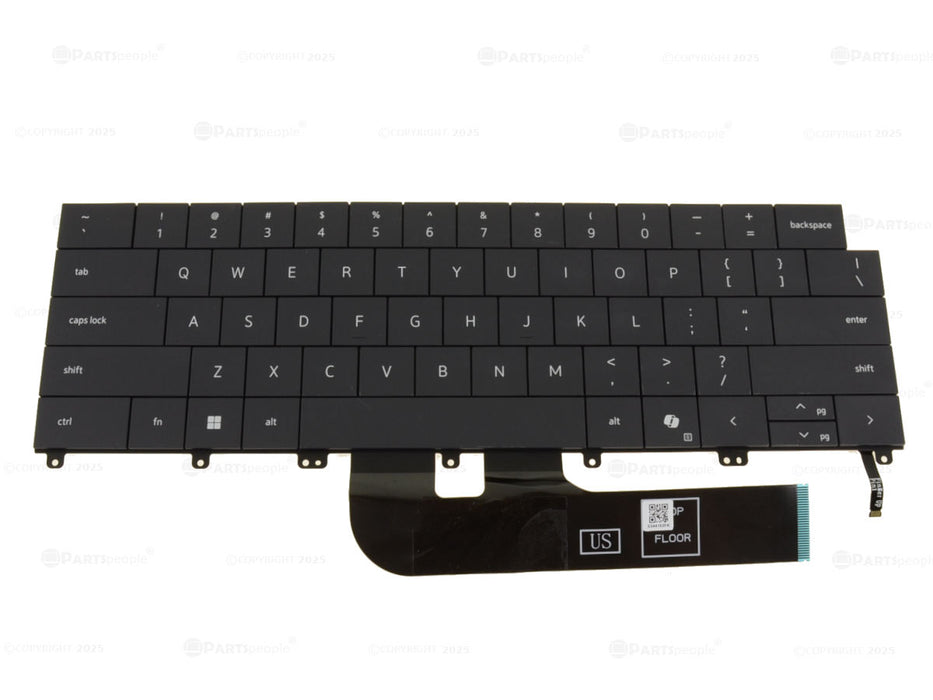 New Dell OEM XPS 16 9640 Laptop Backlit Keyboard NM7JT