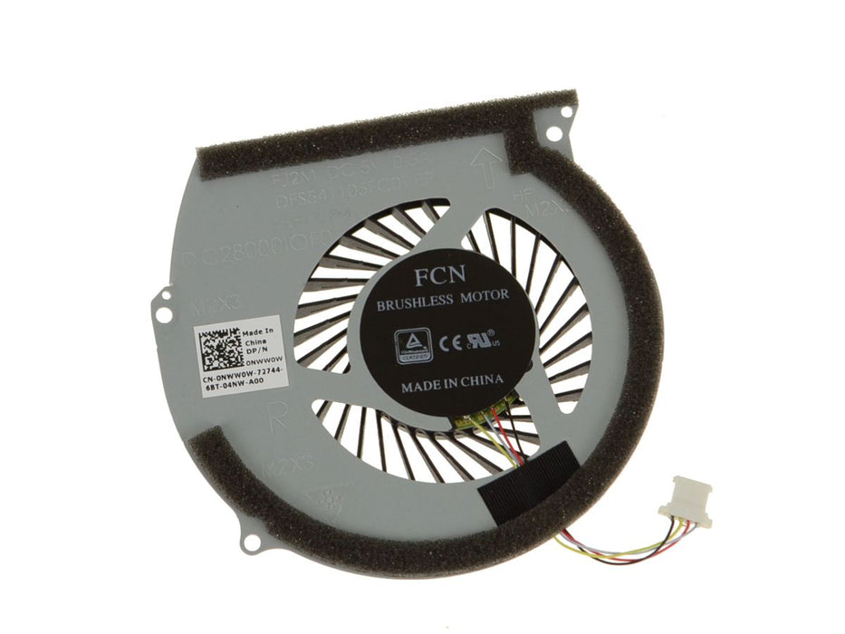 Used Dell OEM Inspiron 7567 Right-Side Cooling Fan Right NWW0W