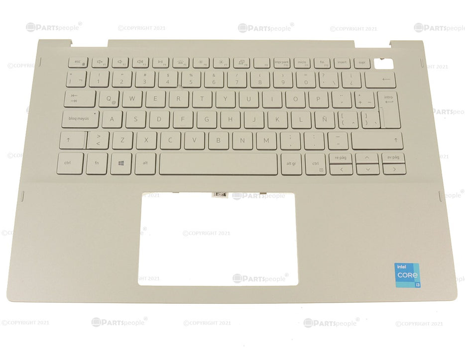Refurbished SPANISH Dell OEM Inspiron 5406 2-in-1 Keyboard Palmrest Assembly NWXT3 JPNMD