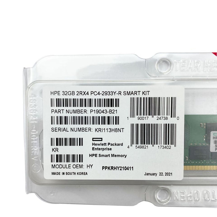 New Genuine HPE 32GB PC4-23400 ECC DDR4 SDRAM DIMM Memory RAM