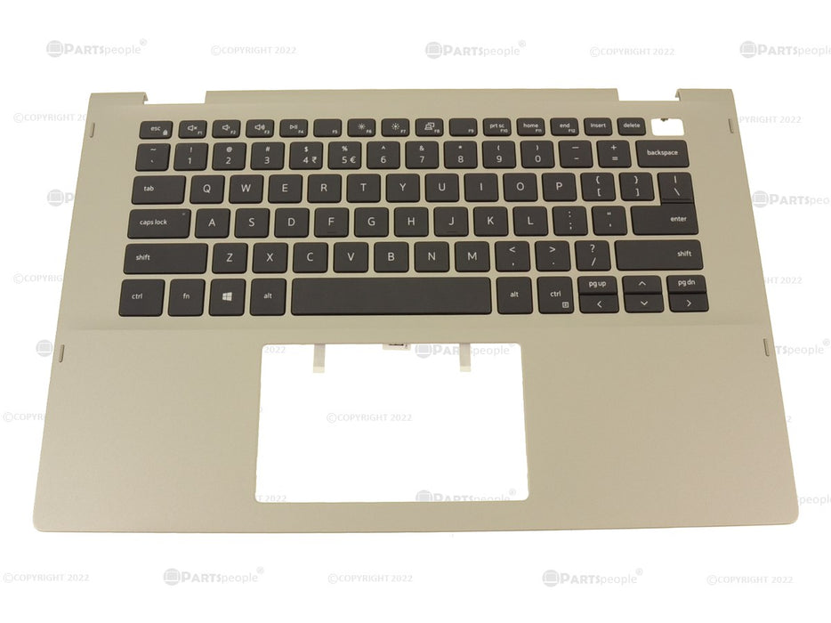 New US INTL Dell OEM Inspiron 5406 2-in-1 Keyboard Palmrest Assembly WY9N3 P2KYH