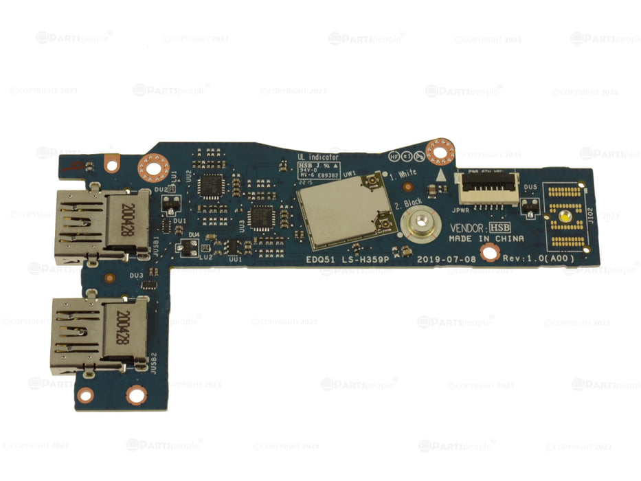 Refurbished OEM Alienware m15 R2 Wifi WLAN USB IO Network Circuit Board Killer 1650w A197V1 P2RHV