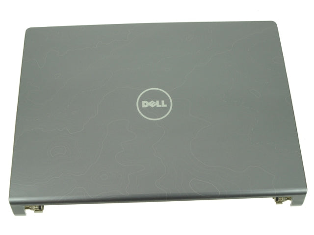 New Dell OEM Studio 1535 1536 1537 15.4" LCD Back Cover Lid Top Plastic  Hinges P557X Graphite Grey  Red Trim P557X