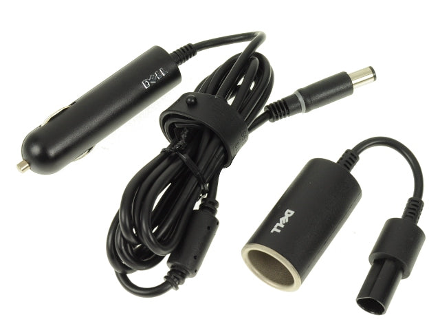 New  Dell OEM Auto-Air 90 Watt Travel Laptop AC/DC Power Adapter Kit D09RM