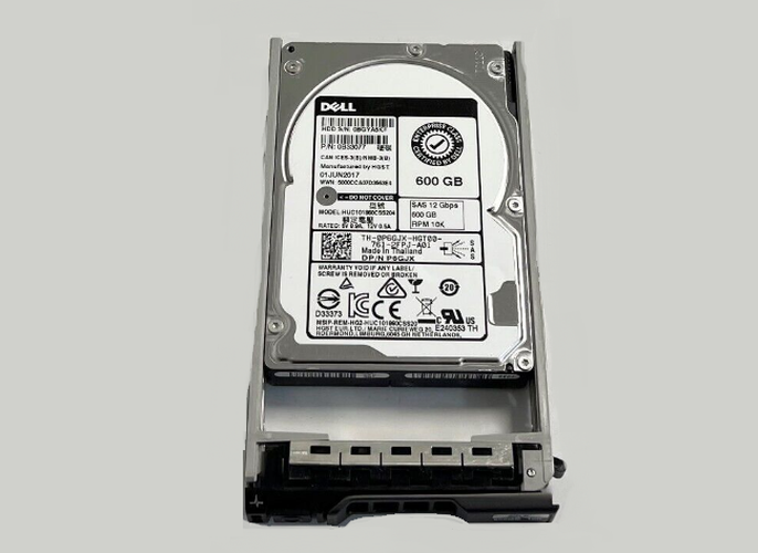 New Dell ENTERPRISE HUC101860CSS204 600GB 10K 12G 2.5″ SAS HDD Hard Drive W TRAY P6GJX 0P6GJX - LaptopParts.ca