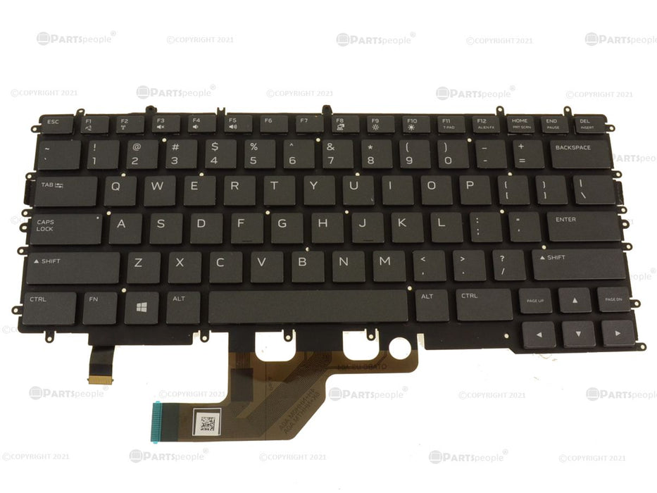 Refurbished OEM Alienware m15 R3 m15 R4 Laptop Keyboard Assembly 4-zone RGB Backlit P73J8 33FHP