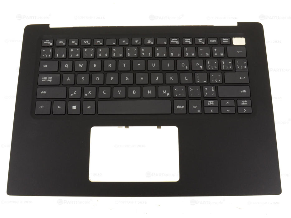 New French-English Dell OEM Vostro 5490 Palmrest Keyboard Assembly P74GK