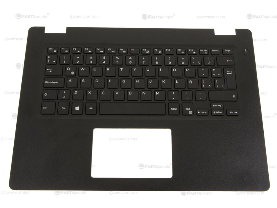 New SPANISH Dell OEM Latitude 3490 Spanish Keyboard Palmrest Assembly NTP