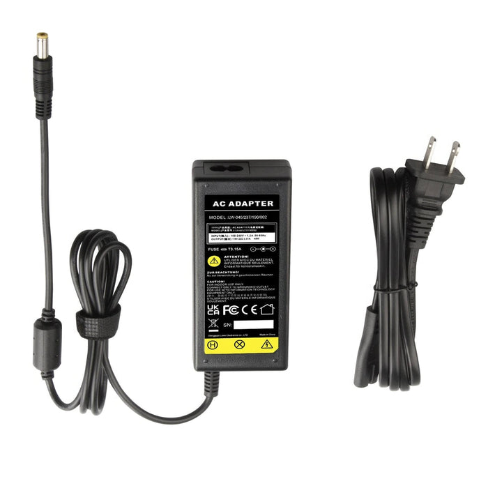 New Compatible Toshiba E45T E55 E55D E55DT E55T AC Adapter Charger 45W PA3822E-1AC3 PA3822U-1ACA PA5044U-1ACA PA5072U-1ACA PA5072E-1AC3 P000567750 P000568500