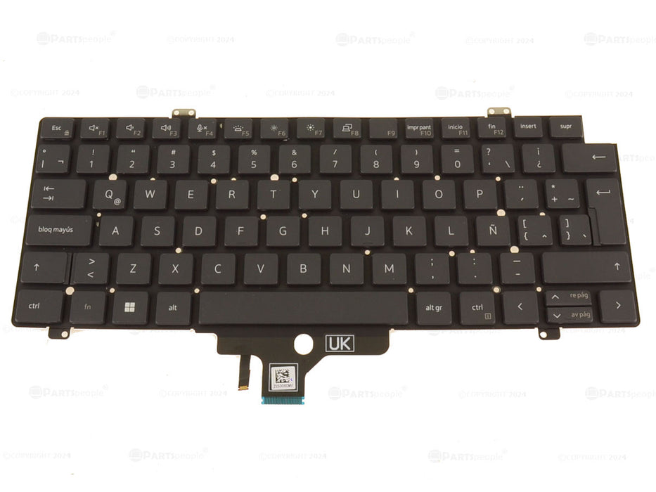 Refurbished Spanish Dell OEM Latitude 5420 7420 7520 Laptop Keyboard Backlit PC0J4