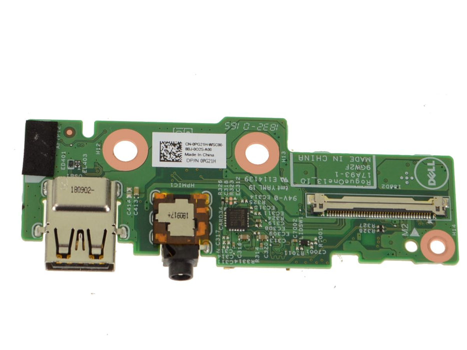 Dell OEM Inspiron 13 (7386) 2-in-1 Power Button / USB / Audio Port IO Circuit Board - PG21H
