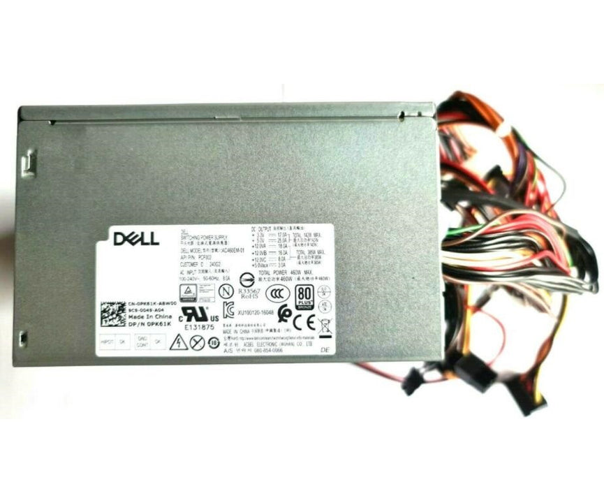 New Dell XPS 8910 460W PSU AC460EM-01 PK61K