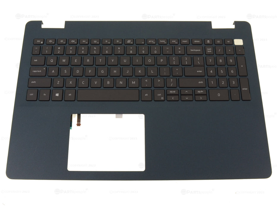 New Dell OEM Inspiron 3505 3501 Palmrest Backlit Keyboard Assembly Dark Blue PN0F8