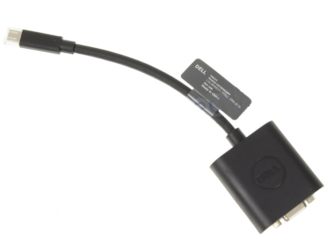 New Dell OEM Mini DisplayPort Male to VGA Female Dongle Adapter Cable PNKVT 00FVP
