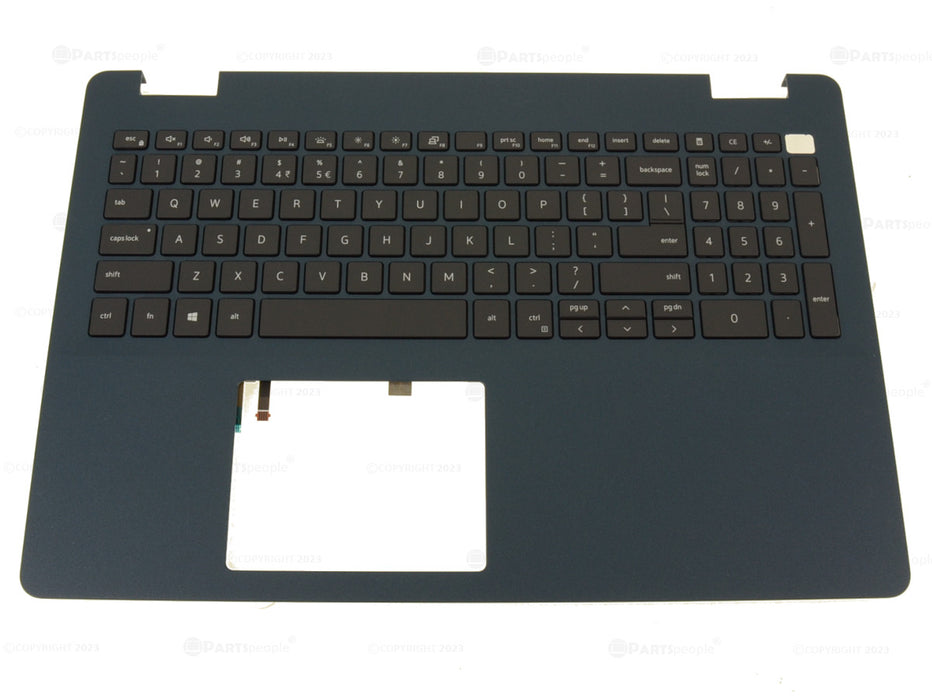 New US INTL Dell OEM Inspiron 3505 3501 Palmrest Backlit Keyboard Assembly Dark Blue PV7G9