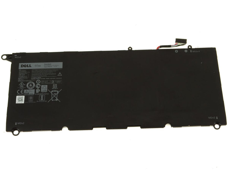 Used Dell Original XPS 9360 4-Cell 60Wh OEM Battery PW23Y