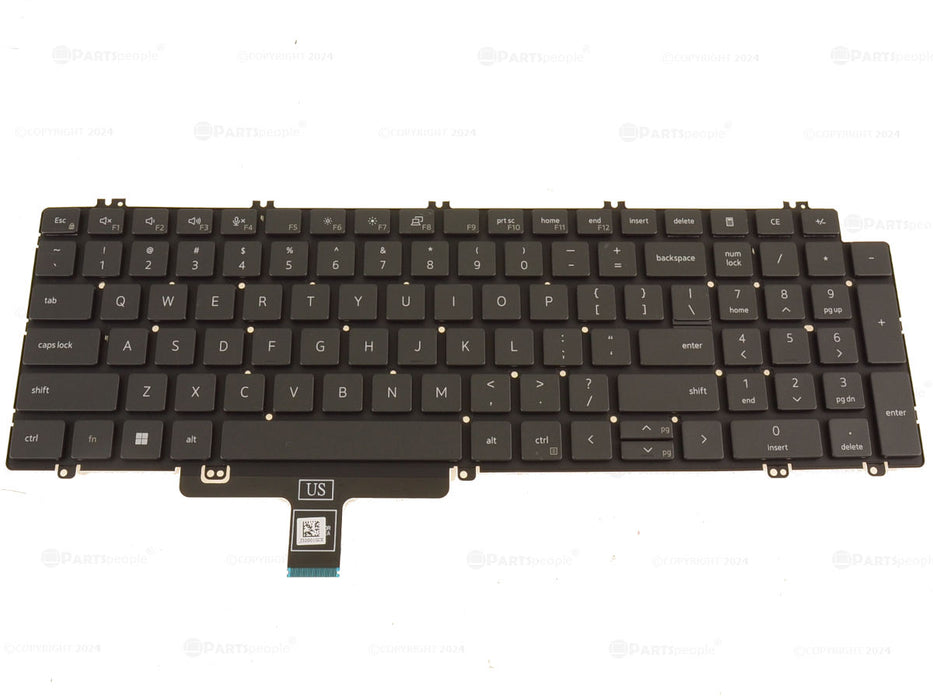 New Dell OEM Latitude 5520 5521 5530 Precision 3560 3561 Laptop Keyboard PWYP2