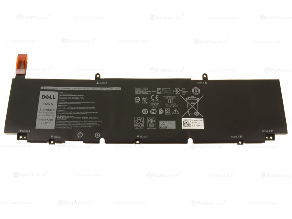 New New Dell OEM Original Precision 5750 5760 XPS 9700 9710 3-Cell 56Wh Laptop Battery 5XJ6R