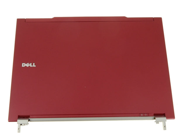 New RED Dell OEM Latitude E4300 13.3" LCD Back Cover Lid Assembly  WWAN Bump and Hinges GYC0J