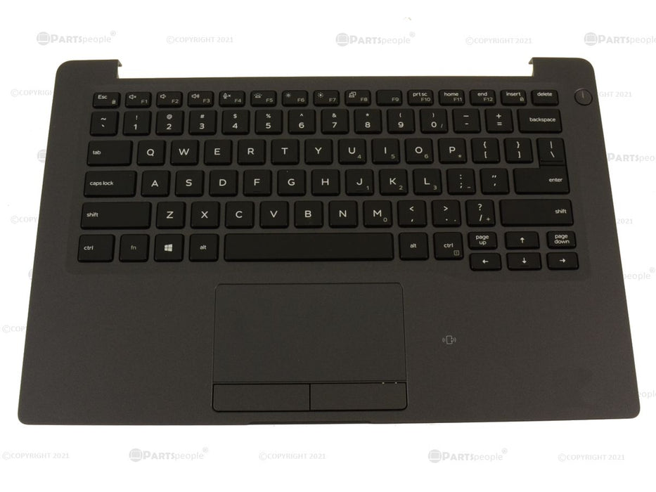New Dell OEM Latitude 7400 Laptop Palmrest Touchpad Backlit Keyboard Assembly  Smart Card Reader NFC R0C21 A19415