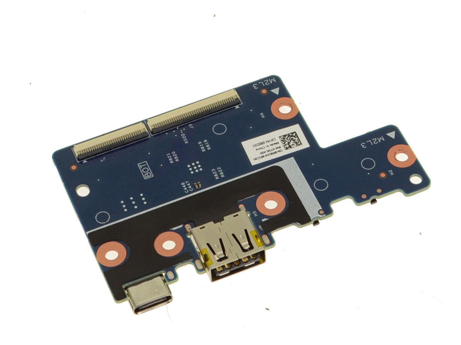 Dell OEM Chromebook 11 (5190) 2-in-1 USB Port IO / Volume Buttons Circuit Board - R0DX9