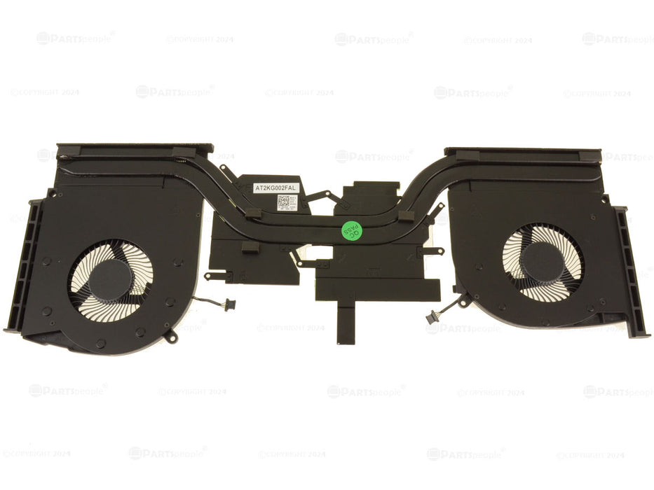 New OEM Alienware m17 R2 CPU Graphics Cooling Heatsink Fan Assembly Nvidia GTX R23G0