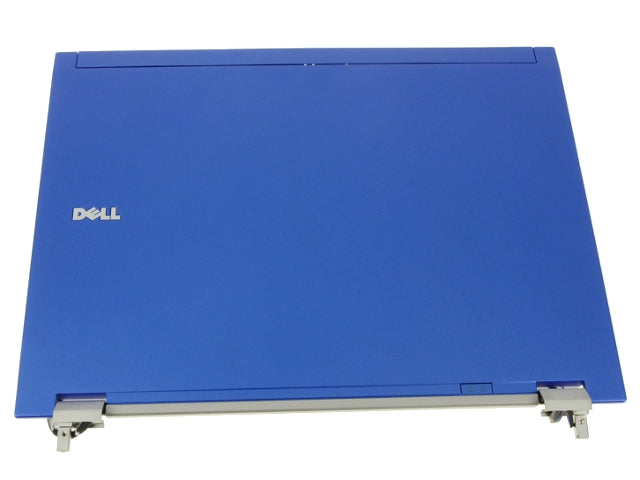 New Dell OEM Latitude E6500 15.4" LCD Back Cover Lid Assembly  Hinges BLUE