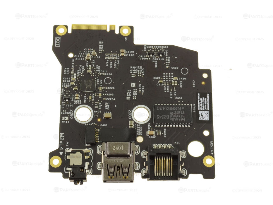 New OEM Alienware m16 R1 AMD Left Side Network RJ-45 USB Audio Port IO Circuit Board Left Side R8HPX