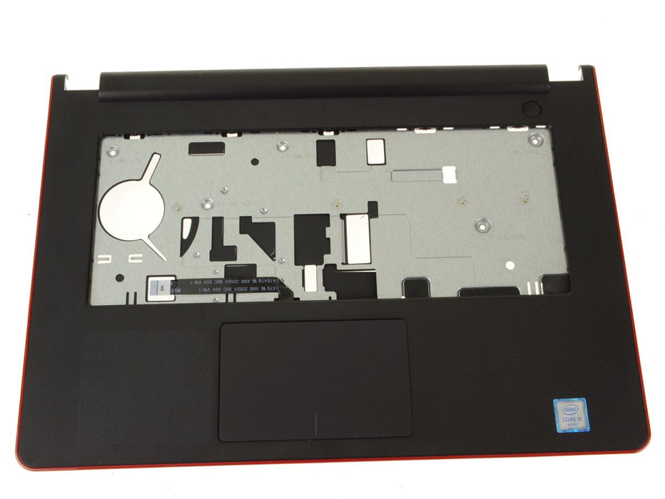 Refurbished Dell OEM Inspiron 3458 Palmrest Touchpad Assembly Red Trim R8W19