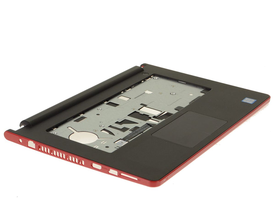 Dell OEM Inspiron 14 (3458) Palmrest Touchpad Assembly - Red Trim - R8W19