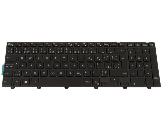 New French English Dell OEM Inspiron 55475558  Latitude 3550 Laptop Keyboard  Backlight R96M2