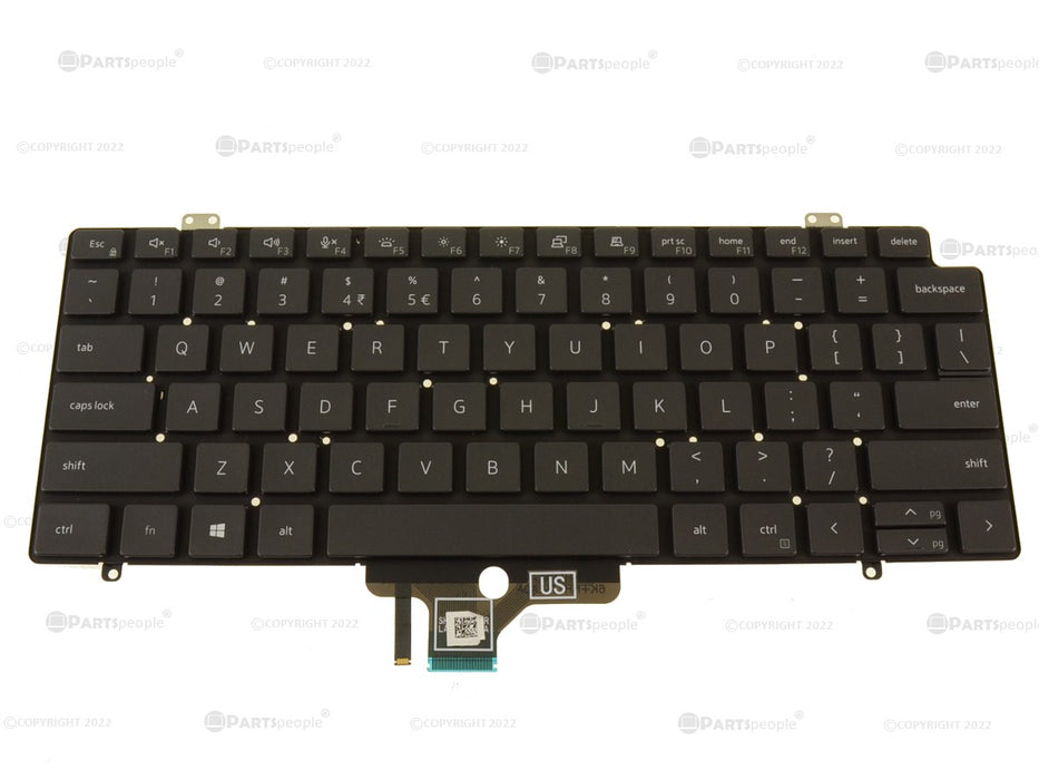 New US INTL Dell OEM Latitude 7410 Laptop Backlit Keyboard R99GY