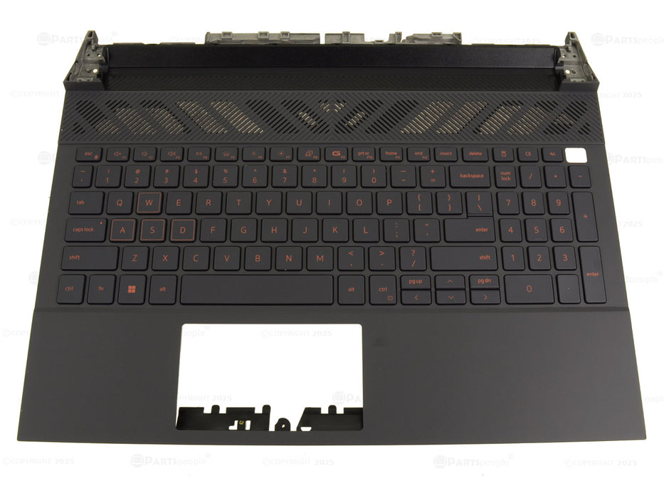 New Dell OEM G Series G15 5530 5535 Palmrest Red Backlit Keyboard Assembly 25CCM