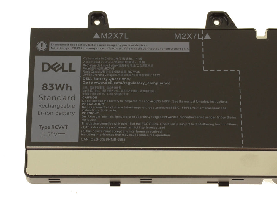 New Genuine Dell Precision 7670 7680 7770 7780 Battery 83Wh T6PFX 451-BCYH X26RT NWDC0 RCVVT - LaptopParts.ca