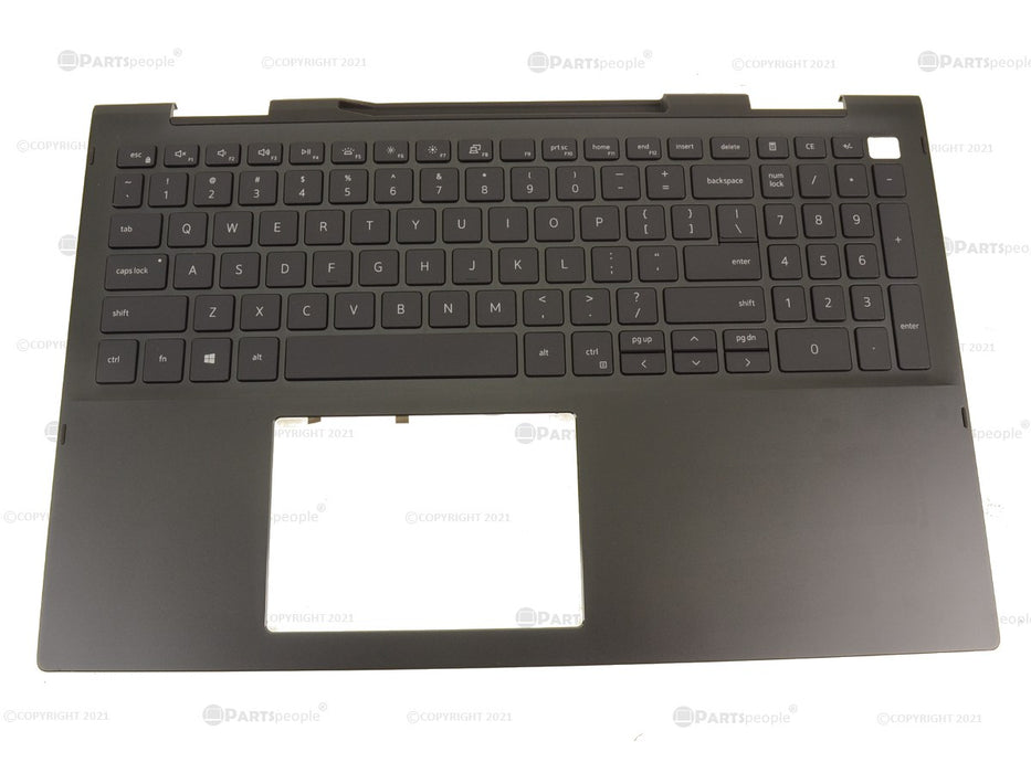 New New Dell OEM Inspiron 7500 2-in-1 Black Keyboard Palmrest Assembly RD67W 6MTCV