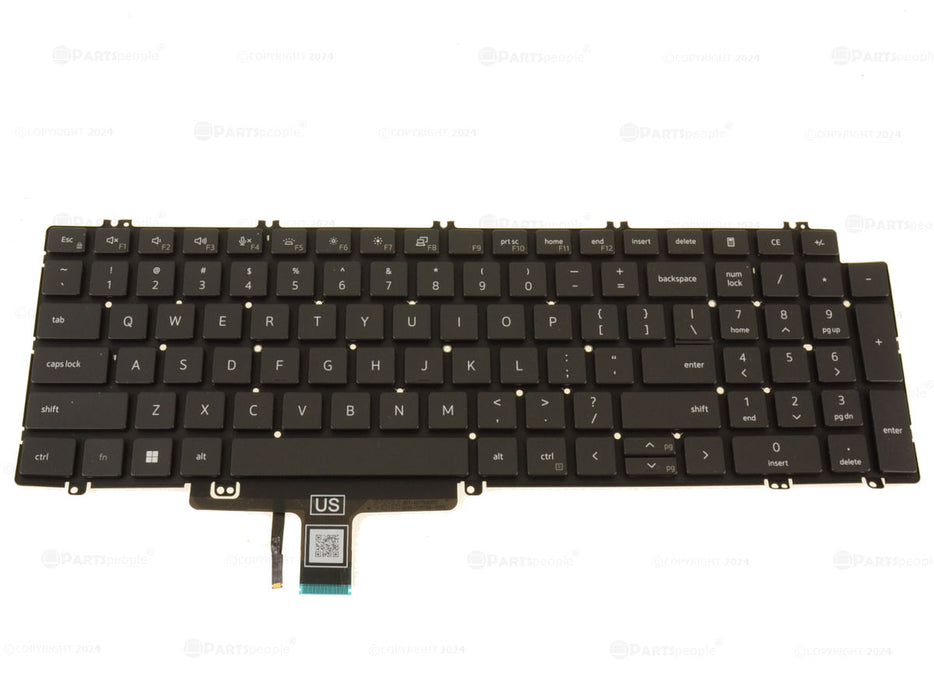 New Dell OEM Latitude 5520 5521 5530 Precision 3560 3561 Laptop Backlit Keyboard RHGTP