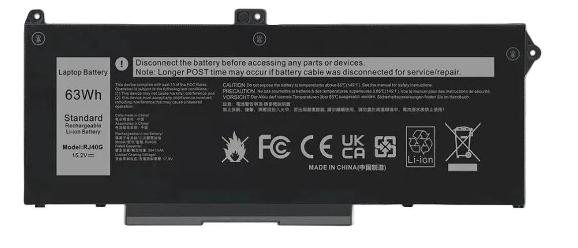 New Compatible Dell 0RJ40G RJ40G Battery 63WH