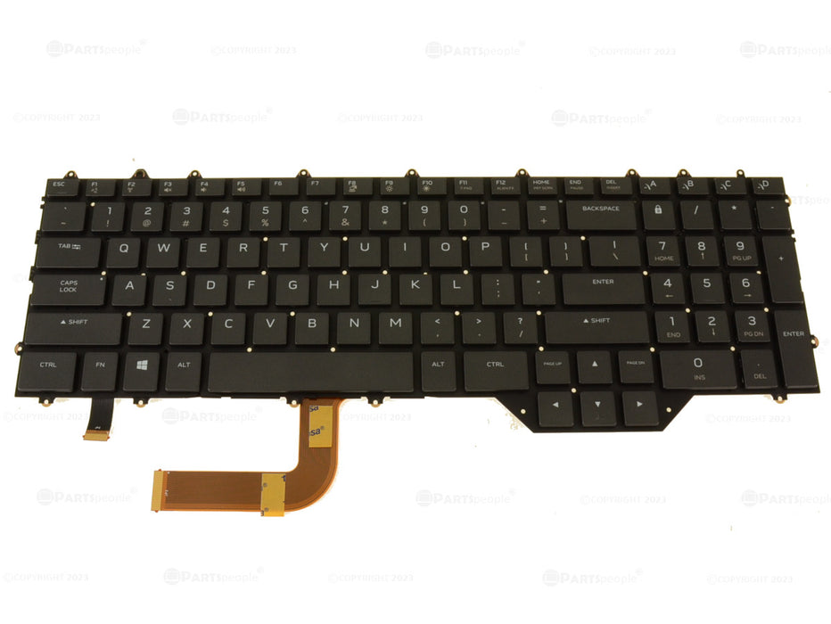 New OEM Alienware m17 R4 Mechanical Backlit Laptop Keyboard Assembly Cherry MX Keyboard RMRK2