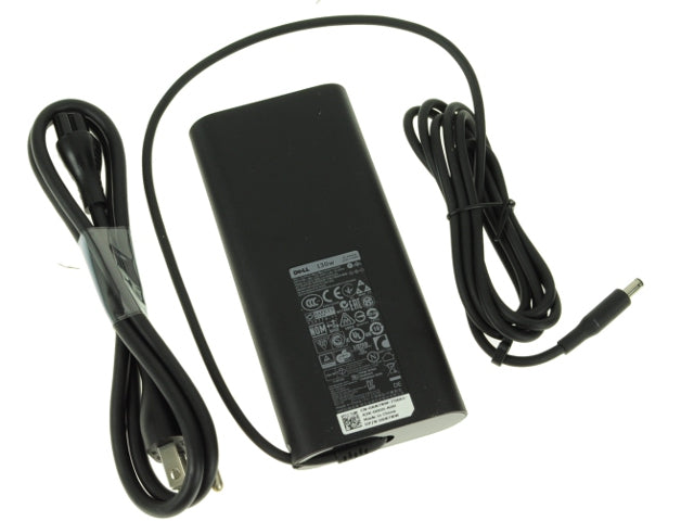 Used Dell OEM XPS 9530 Precision M3800 Laptop Charger 130 watt Genuine AC Power Adapter 4.5mm Tip 6TTY6 RN7NW