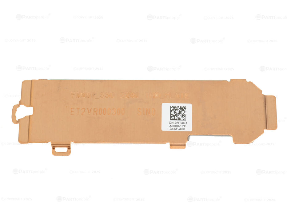 New Dell OEM Alienware m15 R3 m17 R3 Thermal Support Bracket for 2280 M.2 SSD RT4G1