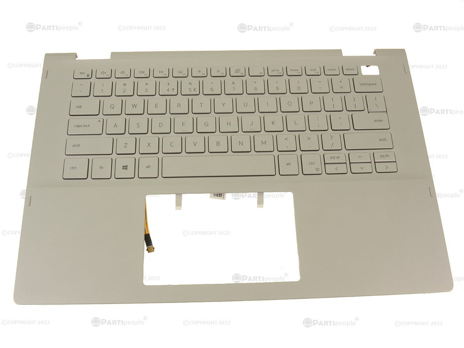 Refurbished US INTL Dell OEM Inspiron 5406 2-in-1 Backlit Keyboard Palmrest Assembly NWXT3 RWMVT